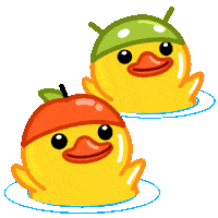 Sticker animado de Telegram con frutas