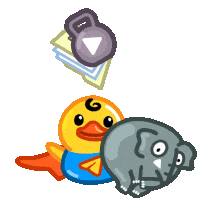 Sticker animado de saludo de Telegram